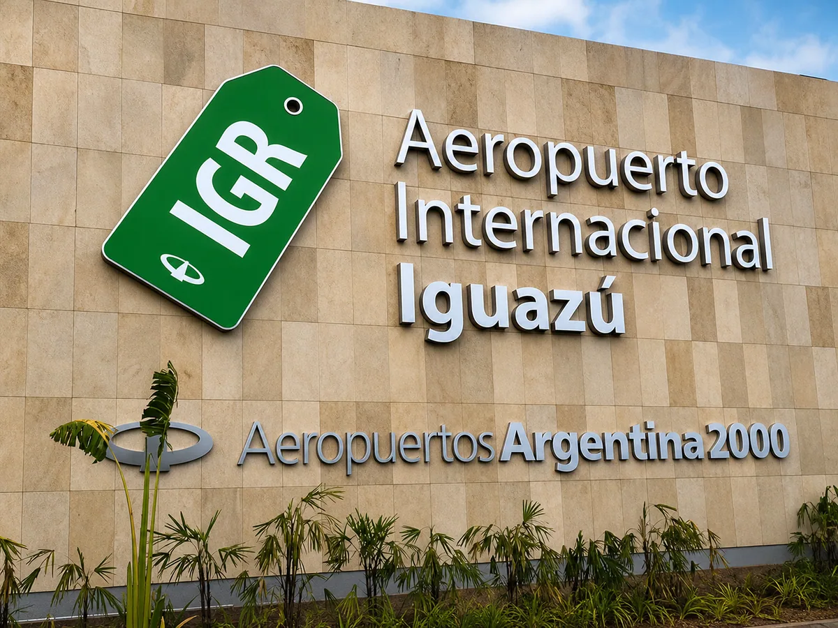 Cartel del Aeropuerto Internacional Iguazú IGR