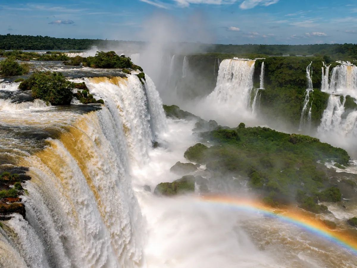 Cataratas del Iguazú vistas desde Brasil