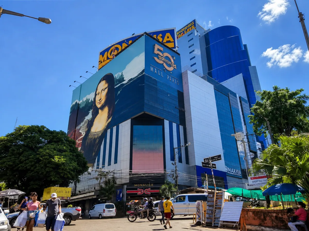 Zona comercial de Ciudad del Este